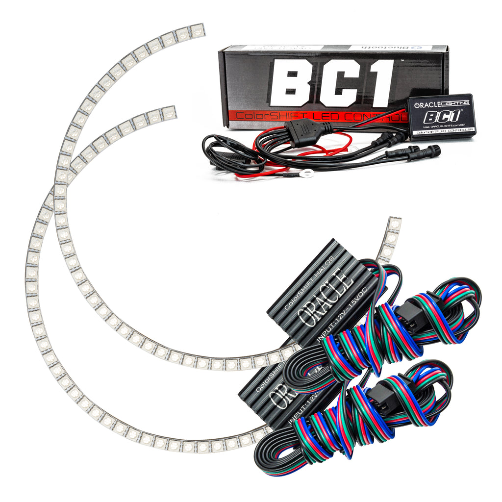 Oracle-Ford-Lightning-99-04-Halo-Kit---Colorshift-W-Bc1-Controller