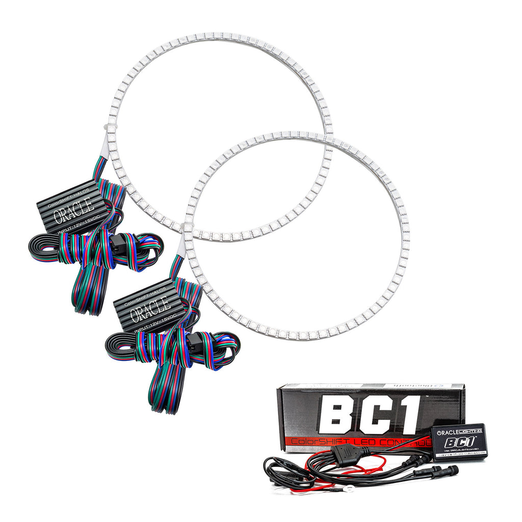 Oracle-Ford-Mustang-05-09-Halo-Kit---Colorshift-W-Bc1-Controller