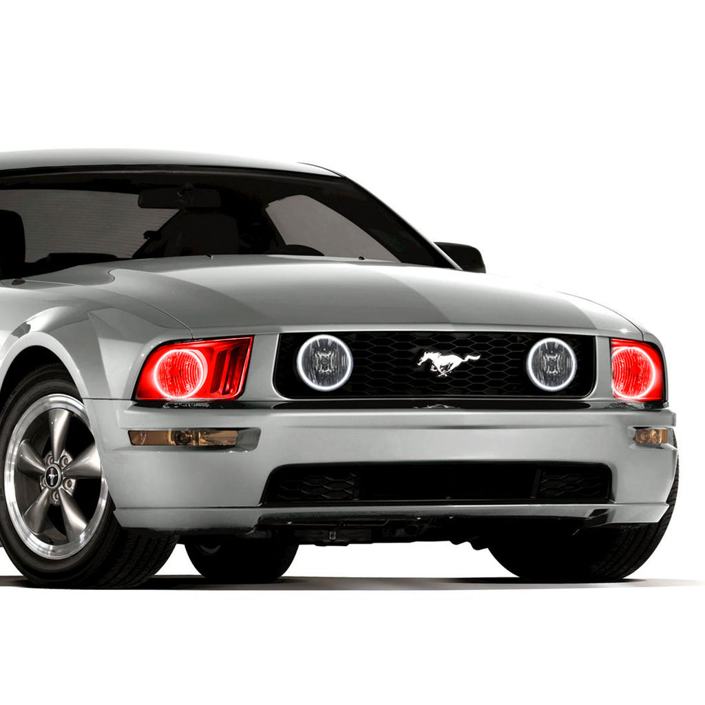 Oracle-Ford-Mustang-05-09-Halo-Kit---Colorshift-WO-Controller