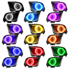 Load image into Gallery viewer, Oracle-Ford-Mustang-05-09-Halo-Kit---Colorshift