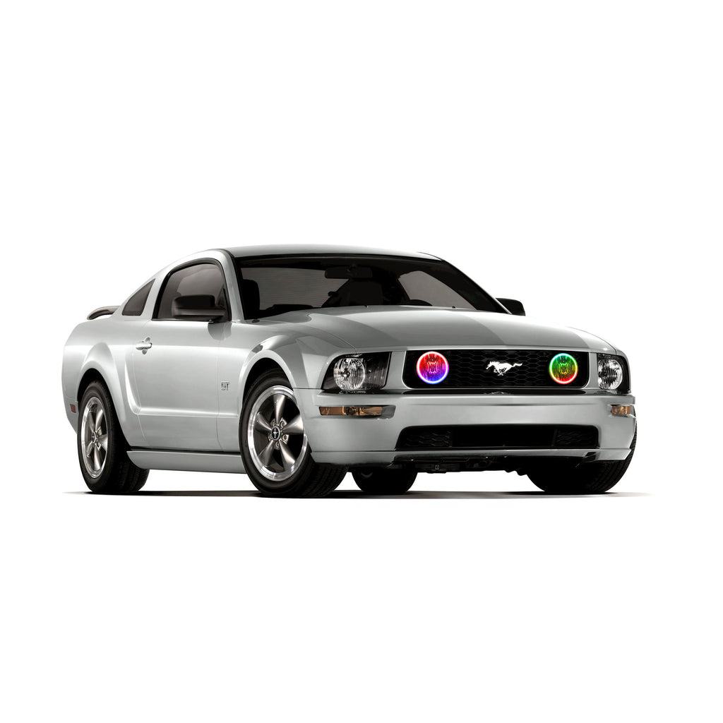 Oracle-Ford-Mustang-Gt-05-09-Led-Fog-Halo-Kit---Colorshift