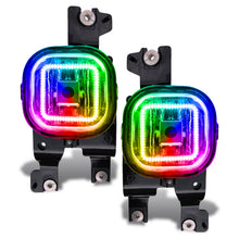 Load image into Gallery viewer, Oracle-Ford-Superduty-08-10-Led-Fog-Light-Halo-Kit---Colorshift-WO-Controller