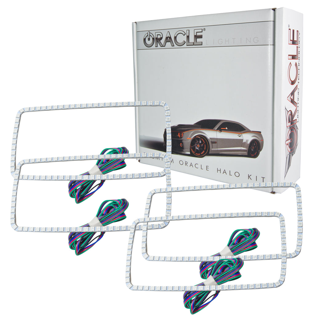 Oracle-Gmc-Sierra-07-13-Halo-Kit-(New-Square-Ring-Design)---Colorshift-WO-Controller