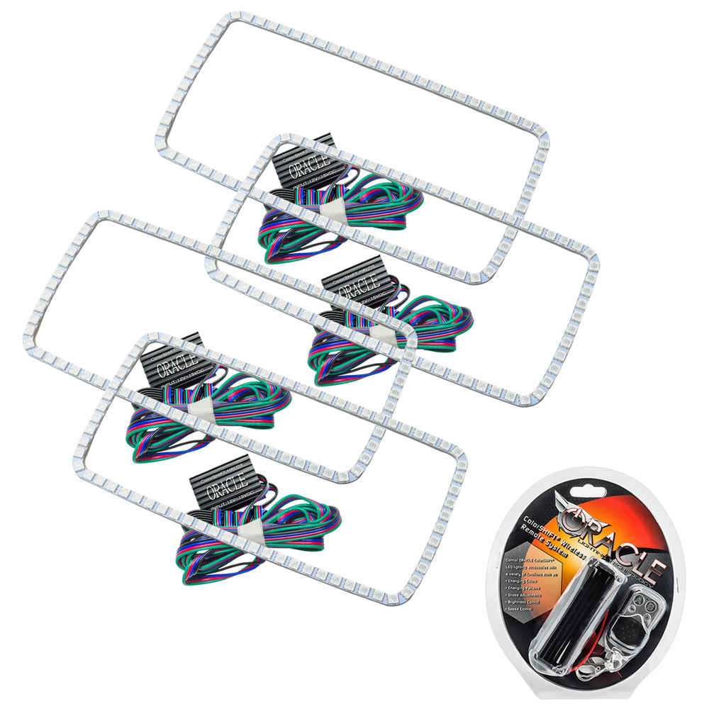 Oracle-Gmc-Sierra-07-13-Halo-Kit-(New-Square-Ring-Design)---Colorshift