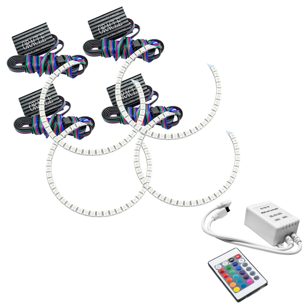 Oracle-Gmc-Sierra-07-13-Halo-Kit-(Round-Ring-Design)---Colorshift-W-Simple-Controller