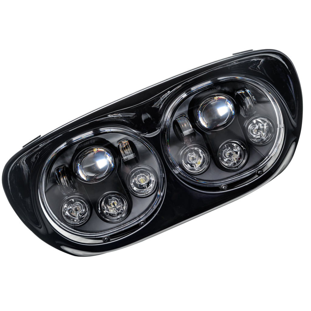 Oracle-Harley-Road-Glide-Replacement-Led-Headlight---Black