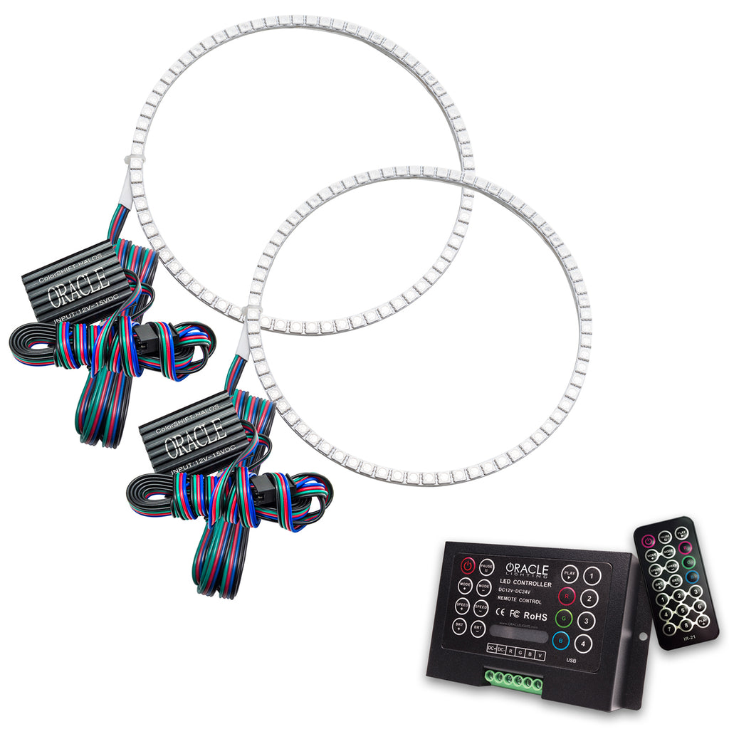 Oracle-Hyundai-Veloster-11-13-Non-Projector-Halo-Kit---Colorshift-W-2.0-Controller