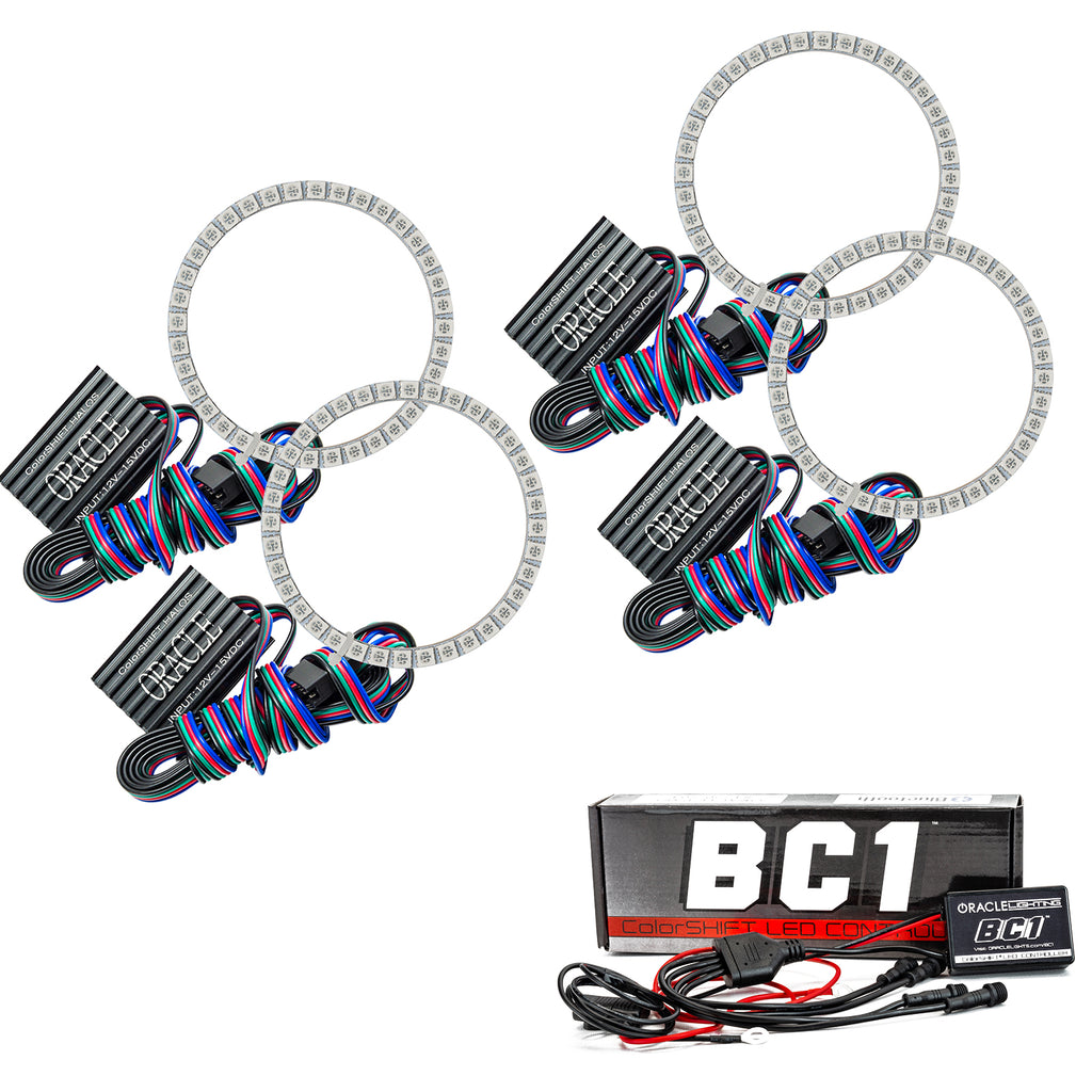 Oracle-Infiniti-G35-Coupe-03-05-Halo-Kit---Colorshift-W-Bc1-Controller