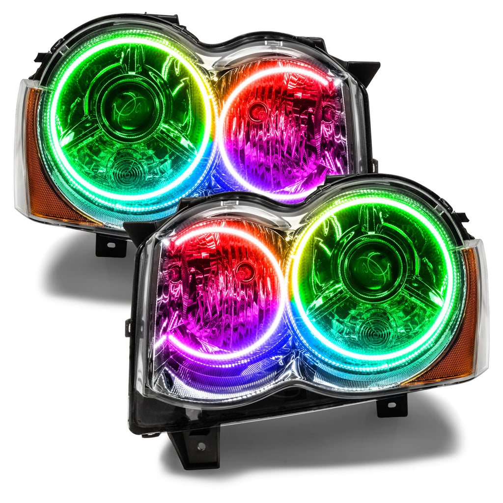 Oracle-Jeep-Grand-Cherokee-08-10-Halo-Kit---Colorshift-W-Bc1-Controller