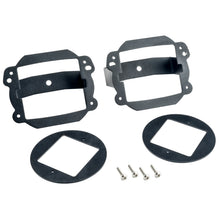 Load image into Gallery viewer, Oracle-Jeep-Jk-Fog-Light-To-Cube-Light-Conversion-Mount-Brackets-(Pair)-W-Bezel