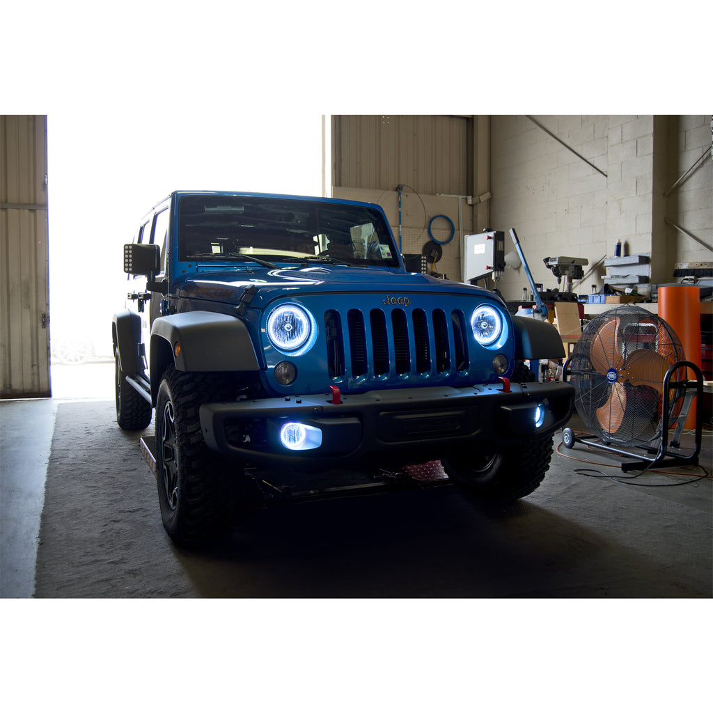 Oracle-Jeep-Wrangler-07-17-Led-Halo-Kit---White