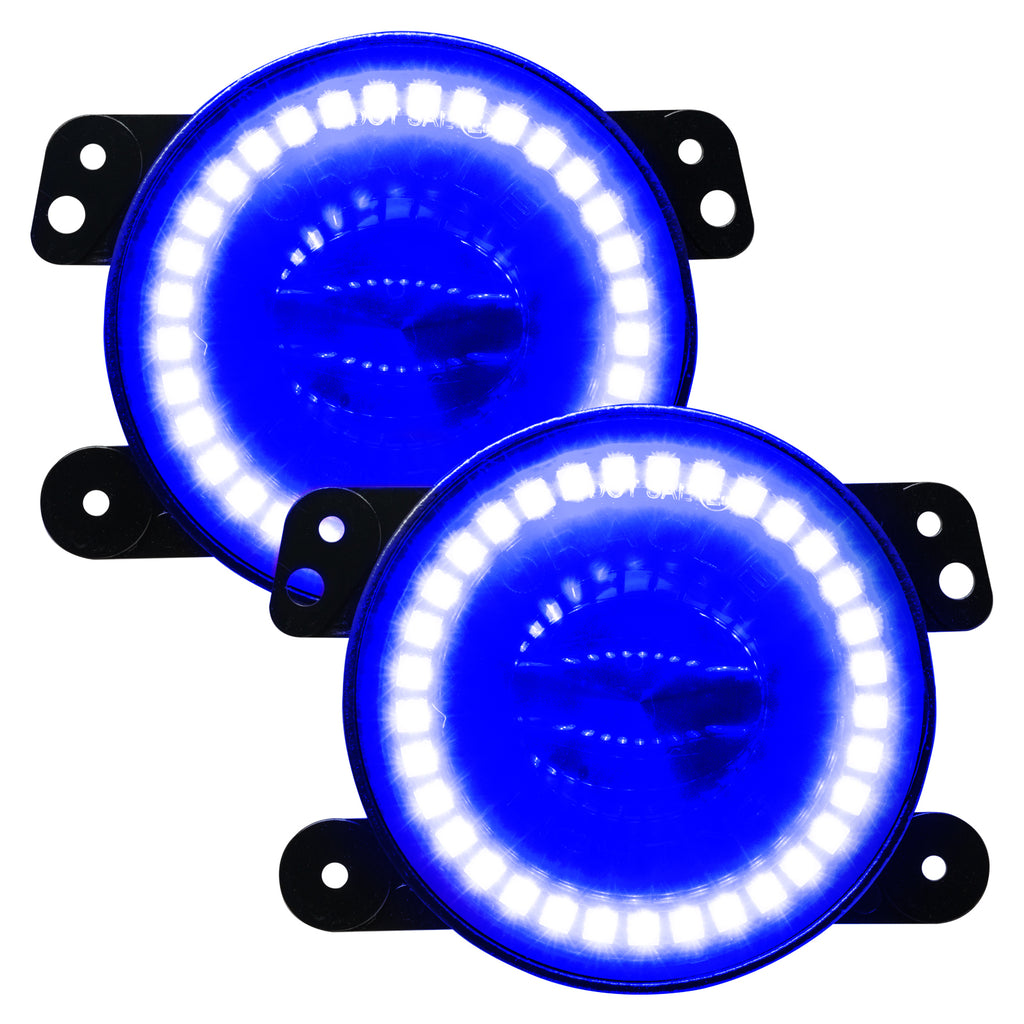 Oracle-Jeep-Wrangler-JkJlJt-High-Performance-W-Led-Fog-Lights---Colorshift-WO-Controller