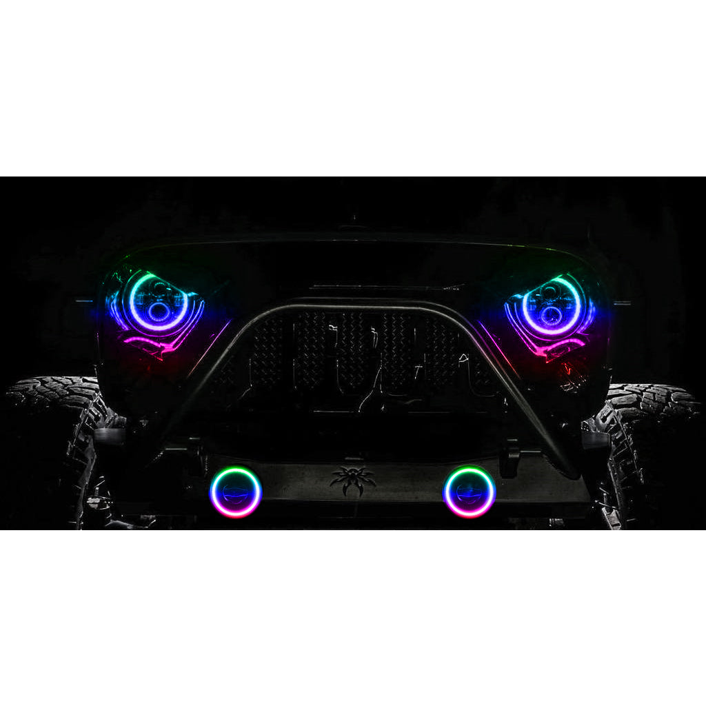 Oracle-Jeep-Wrangler-JkJlJt-High-Performance-W-Led-Fog-Lights---Colorshift-WO-Controller