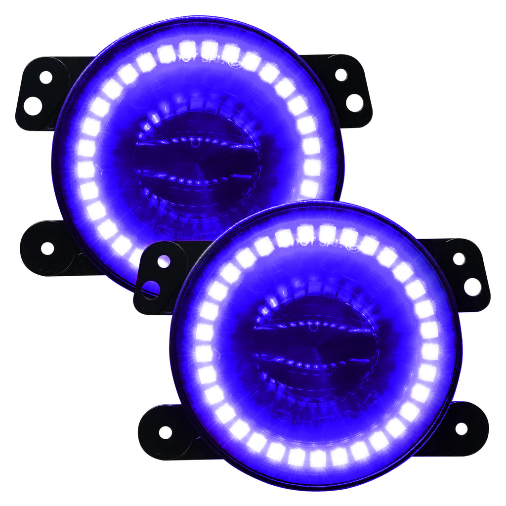 Oracle-Jeep-Wrangler-JkJlJt-High-Performance-W-Led-Fog-Lights---Colorshift-WO-Controller