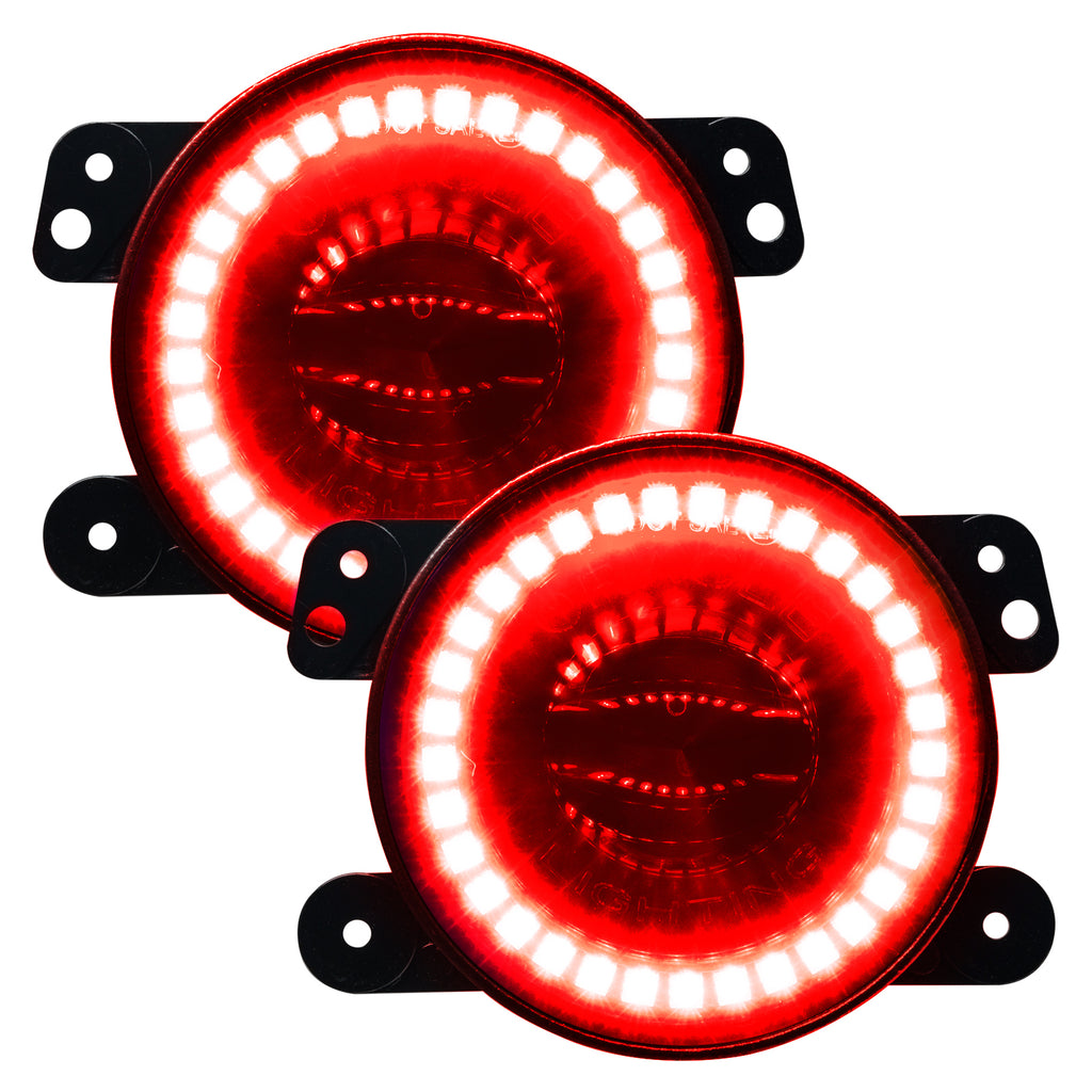 Oracle-Jeep-Wrangler-JkJlJt-High-Performance-W-Led-Fog-Lights---Colorshift-WO-Controller