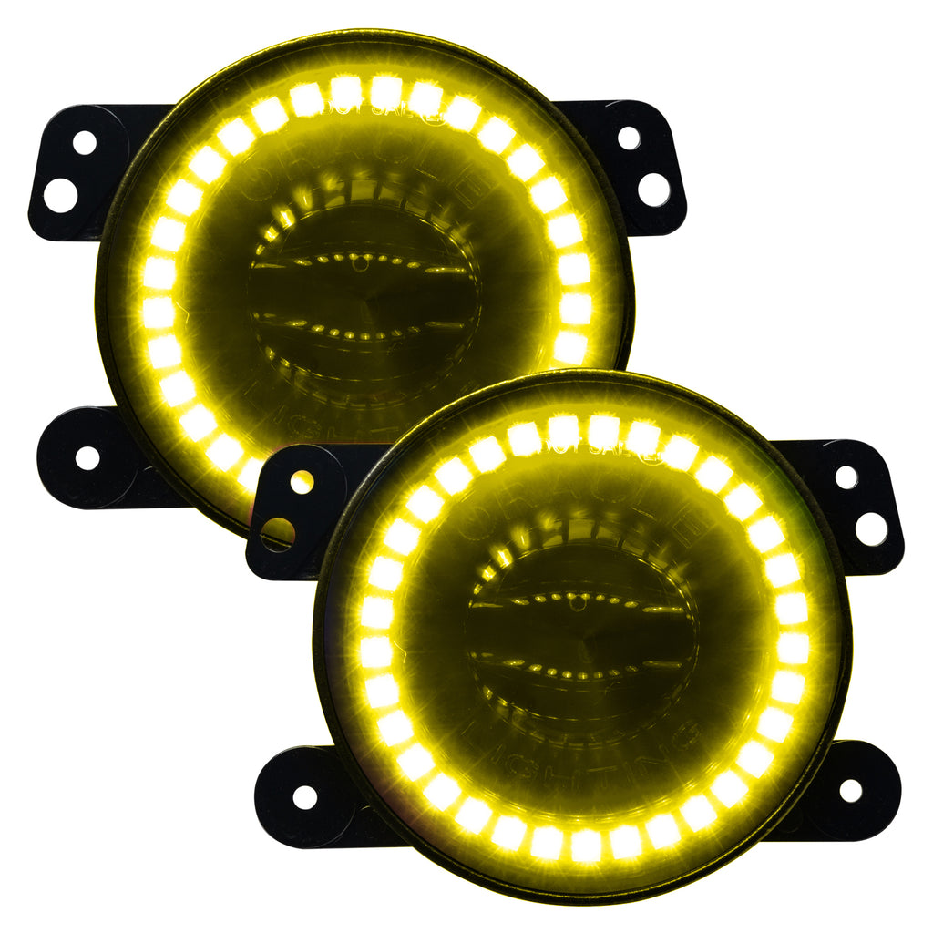 Oracle-Jeep-Wrangler-JkJlJt-High-Performance-W-Led-Fog-Lights---Colorshift-WO-Controller