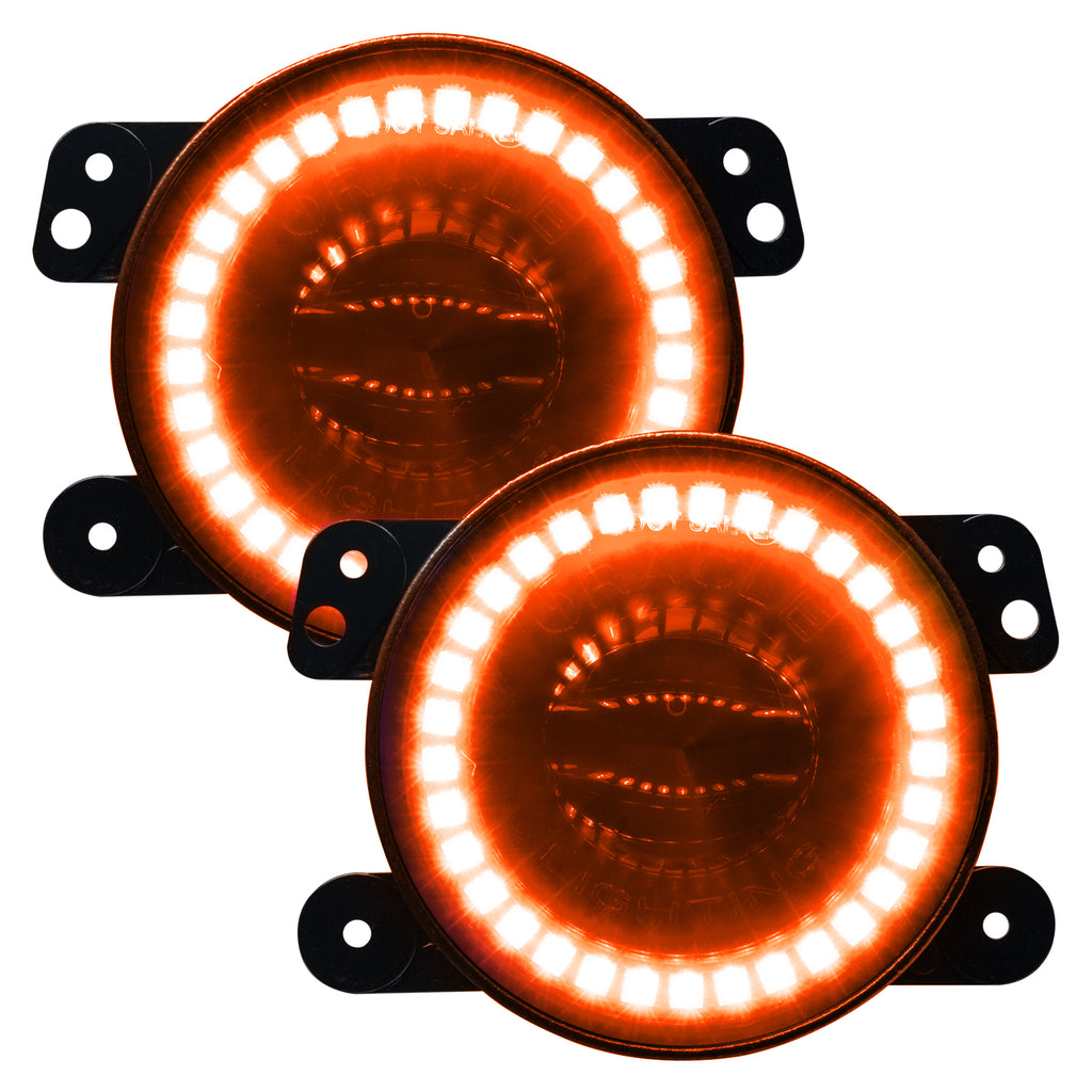 Oracle-Jeep-Wrangler-JkJlJt-High-Performance-W-Led-Fog-Lights---Colorshift-WO-Controller