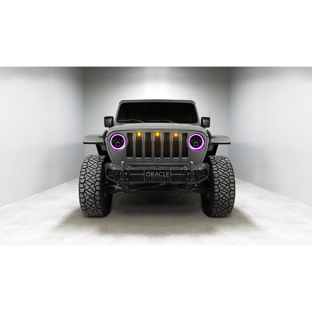 Oracle-Jeep-Wrangler-JlGladiator-Jt-7In.-High-Powered-Led-Headlights-(Pair)---Dynamic---Dynamic