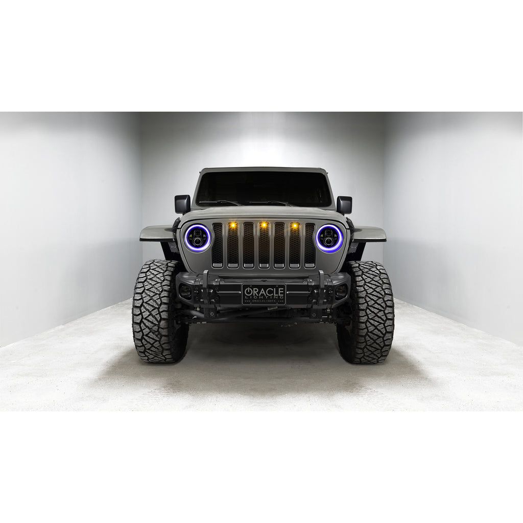 Oracle-Jeep-Wrangler-JlGladiator-Jt-7In.-High-Powered-Led-Headlights-(Pair)---Dynamic---Dynamic
