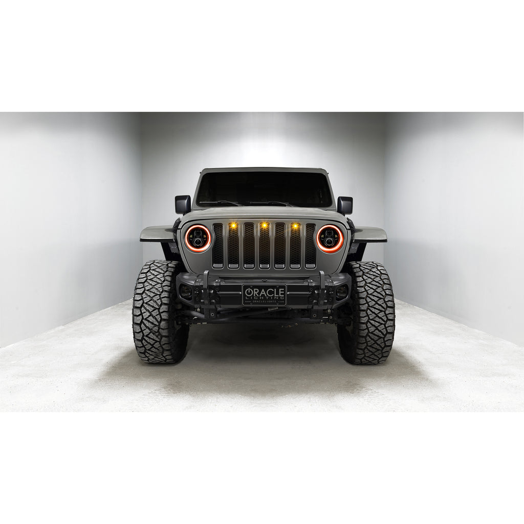 Oracle-Jeep-Wrangler-JlGladiator-Jt-7In.-High-Powered-Led-Headlights-(Pair)---Dynamic---Dynamic