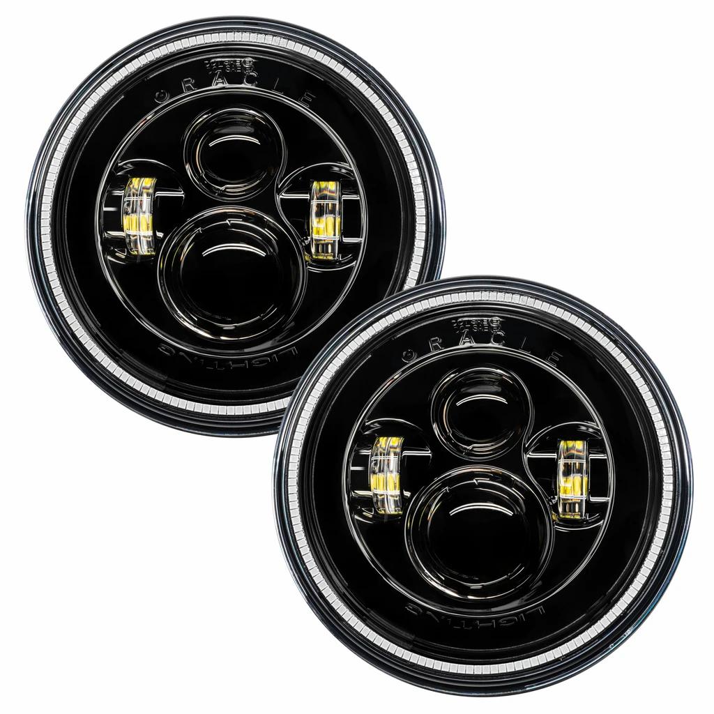 Oracle-Jeep-Wrangler-JlGladiator-Jt-7In.-High-Powered-Led-Headlights-(Pair)---Blue