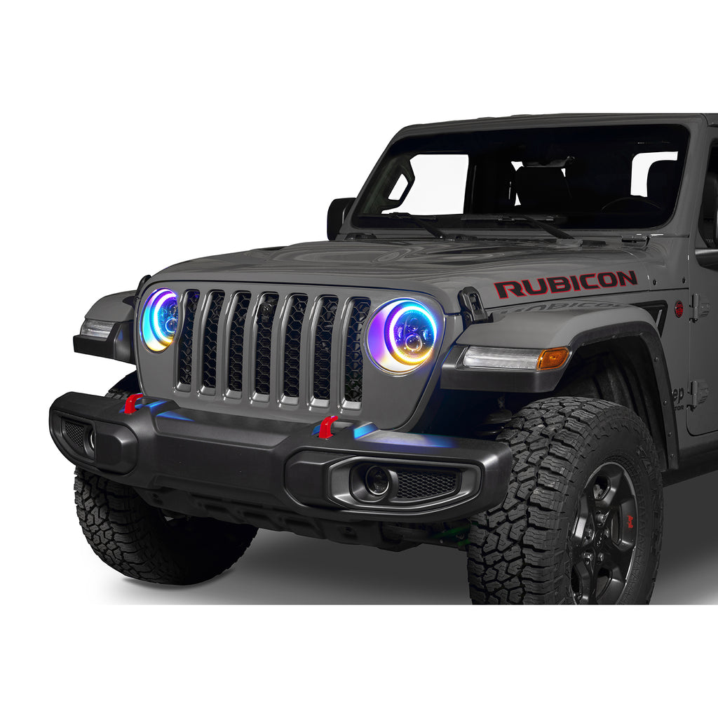 Oracle-Jeep-Wrangler-JlGladiator-Jt-7In.-High-Powered-Led-Headlights-(Pair)---Dynamic---Dynamic