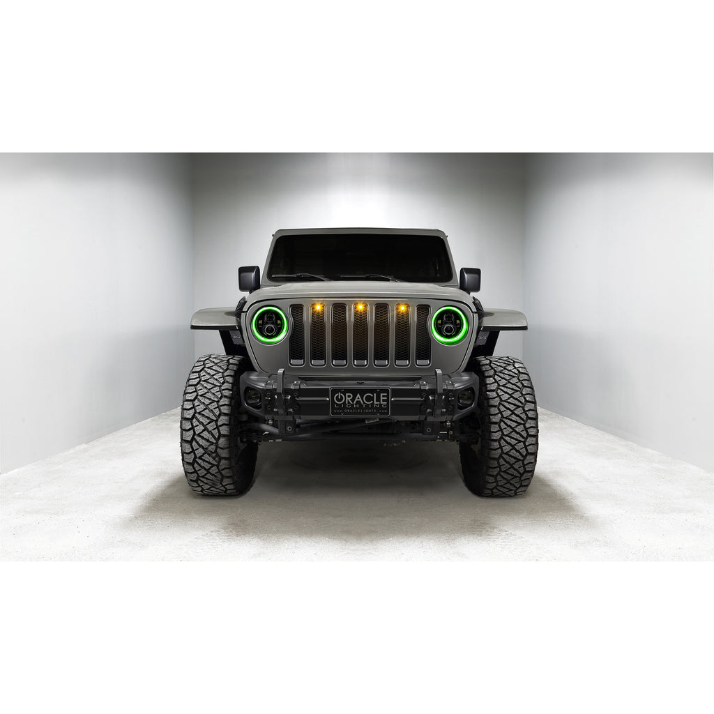 Oracle-Jeep-Wrangler-JlGladiator-Jt-7In.-High-Powered-Led-Headlights-(Pair)---Dynamic---Dynamic