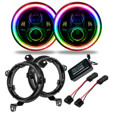 Load image into Gallery viewer, Oracle-Jeep-Wrangler-JlGladiator-Jt-7In.-High-Powered-Led-Headlights-(Pair)---Dynamic---Dynamic