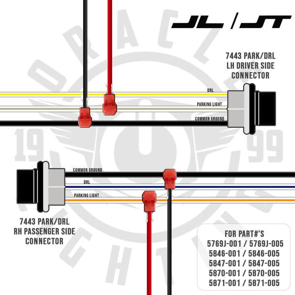 Oracle-Jeep-Wrangler-JlGladiator-Jt-7In.-High-Powered-Led-Headlights-(Pair)---White