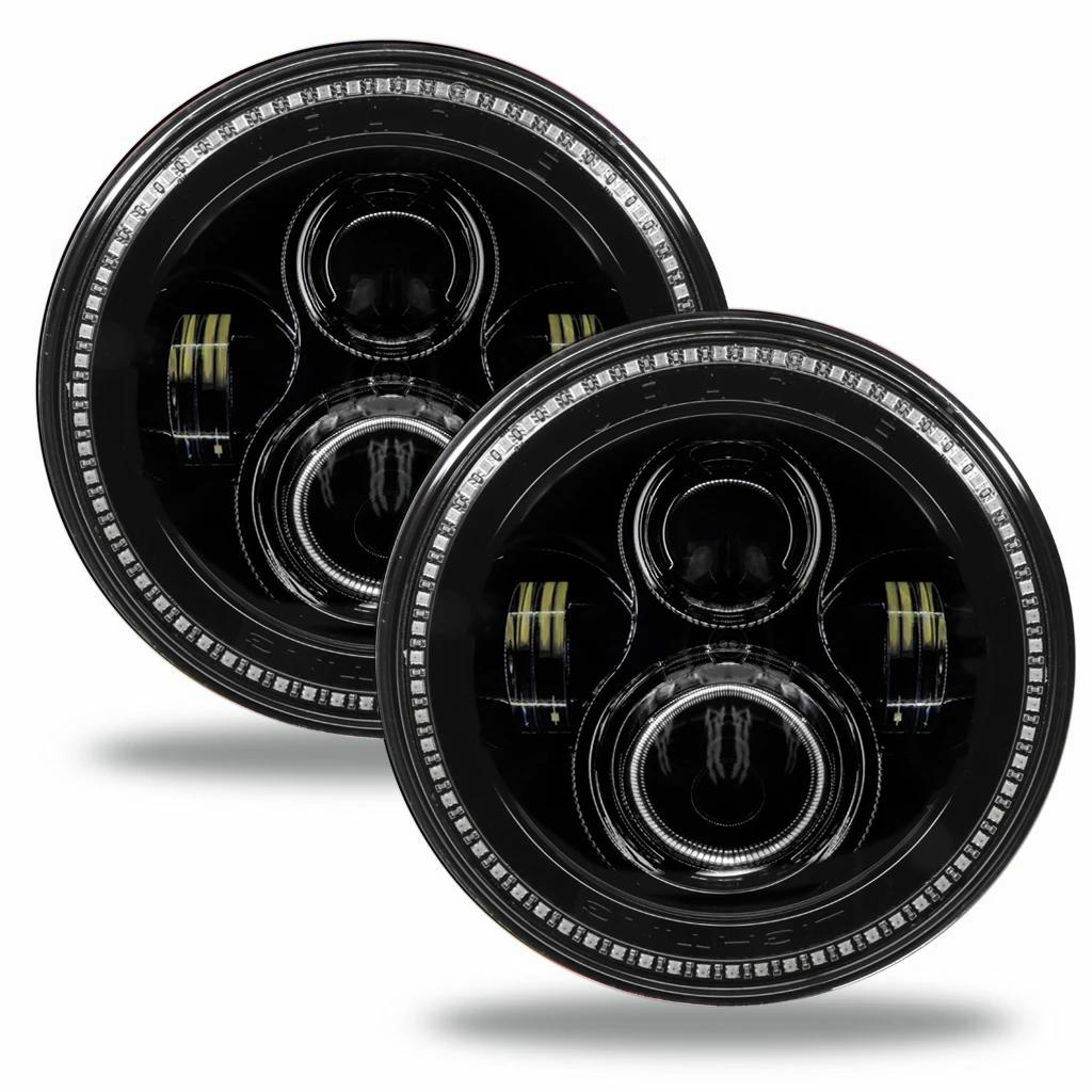 Oracle-Jeep-Wrangler-JlGladiator-Jt-7In.-High-Powered-Led-Headlights-(Pair)---Dynamic---Dynamic
