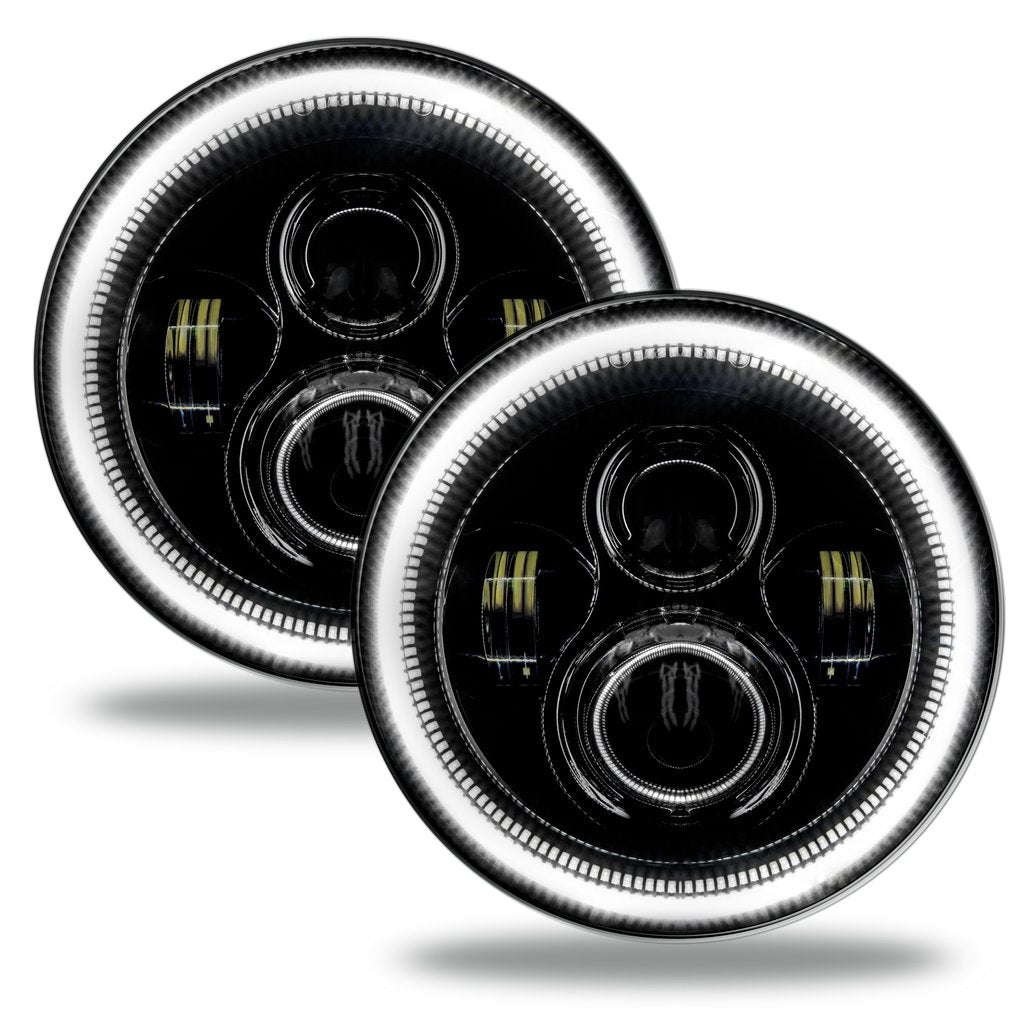 Oracle-Jeep-Wrangler-JlGladiator-Jt-7In.-High-Powered-Led-Headlights-(Pair)---White