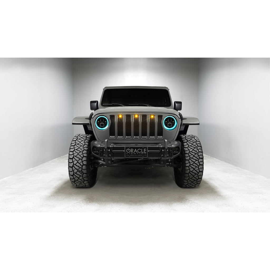 Oracle-Jeep-Wrangler-JlGladiator-Jt-7In.-High-Powered-Led-Headlights-(Pair)---Dynamic---Dynamic