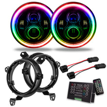 Load image into Gallery viewer, Oracle-Jeep-Wrangler-JlGladiator-Jt-7In.-High-Powered-Led-Headlights-(Pair)---Colorshift-2