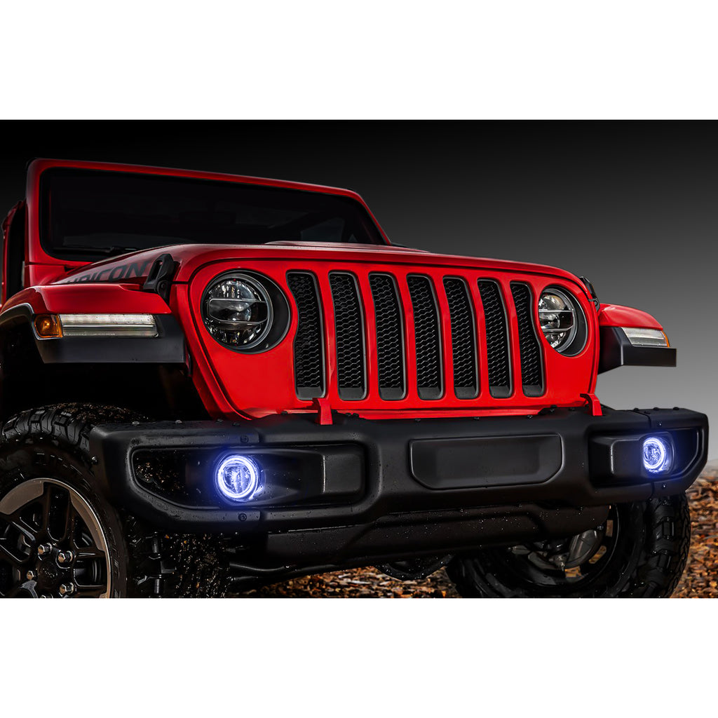 Oracle-Jeep-Wrangler-JlGladiator-Jt-Led-Surface-Mount-Fog-Light-Halo-Kit---White