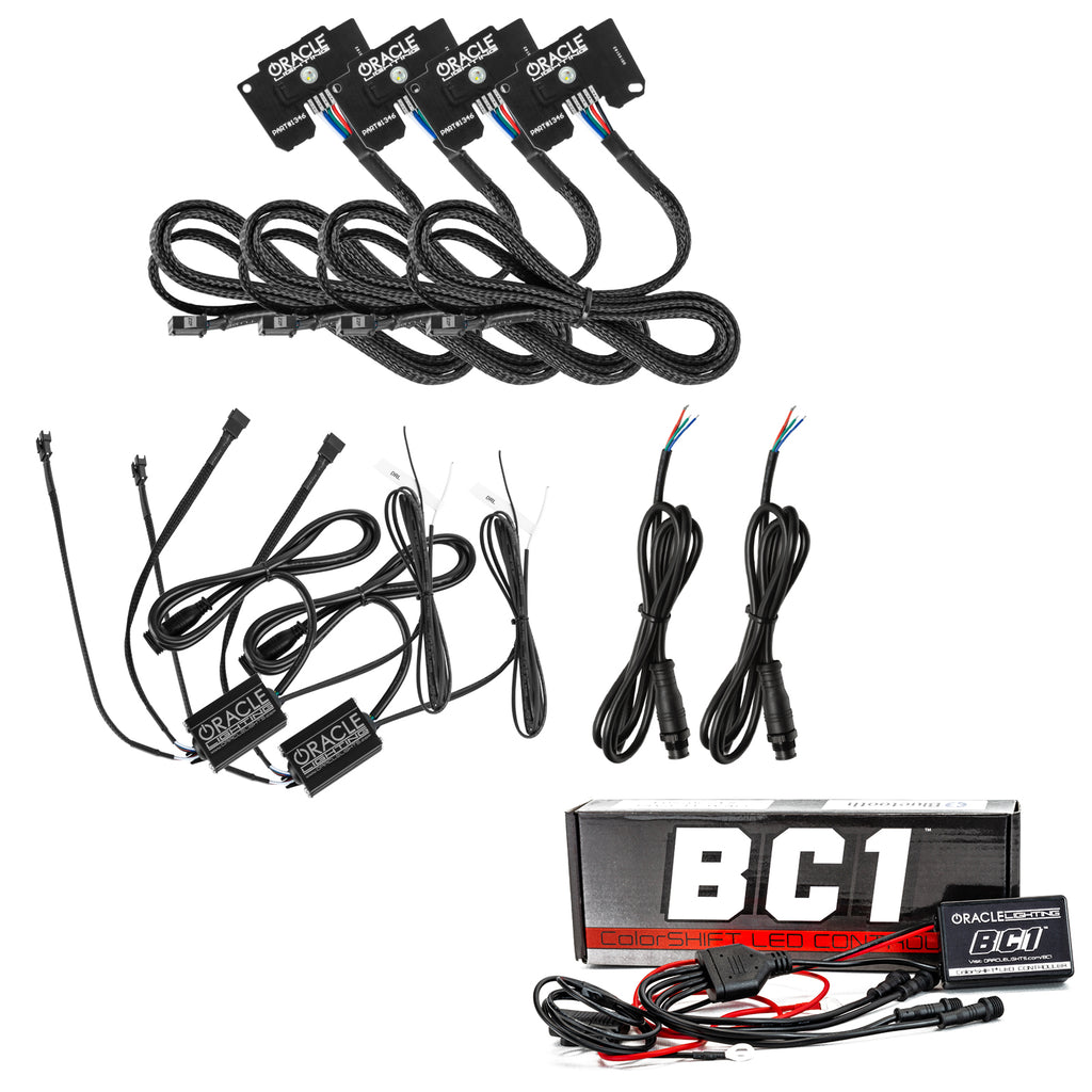 Oracle-Jeep-Wrangler-JlGladiator-Jt-RgbW-Headlight-Drl-Upgrade-Kit---Colorshift-W-Bc1-Controller
