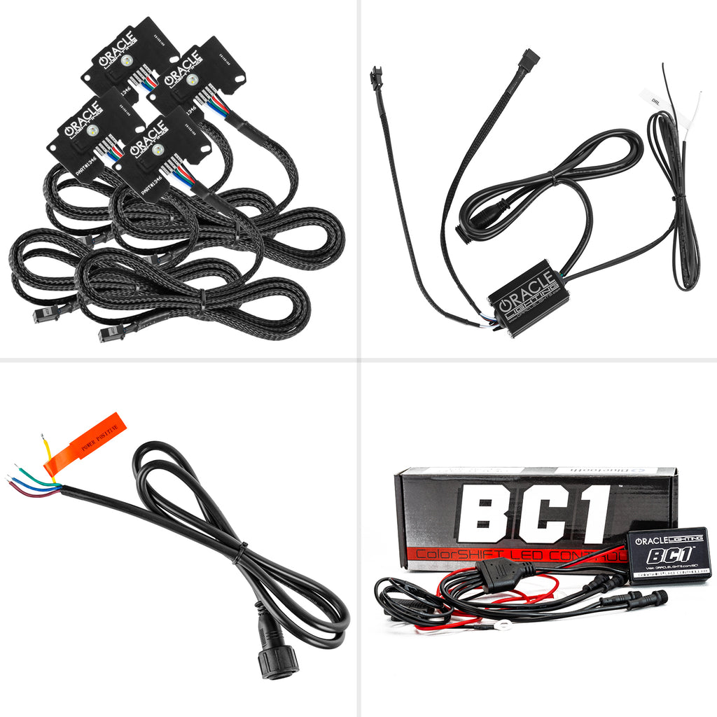 Oracle-Jeep-Wrangler-JlGladiator-Jt-RgbW-Headlight-Drl-Upgrade-Kit---Colorshift-W-Bc1-Controller