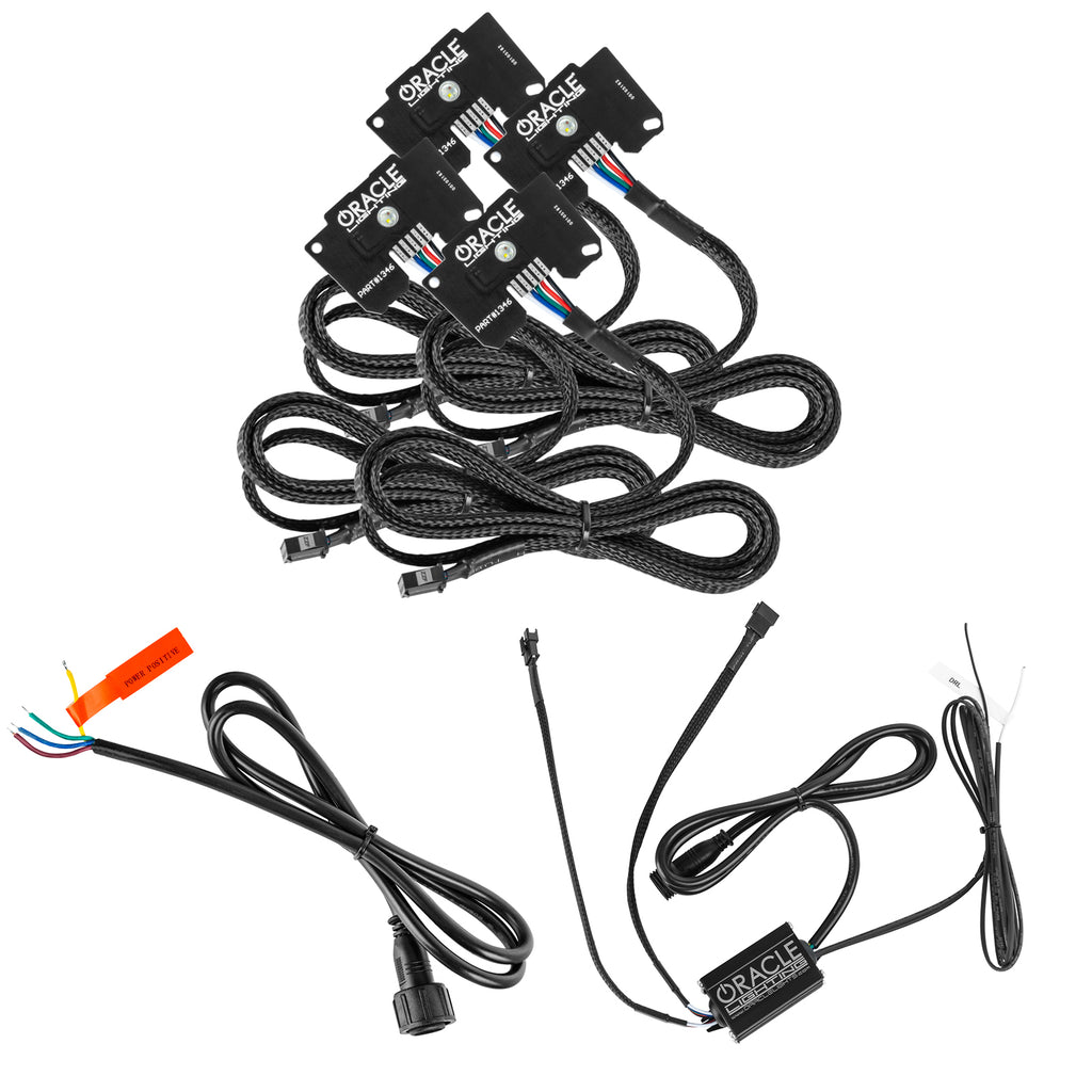 Oracle-Jeep-Wrangler-JlGladiator-Jt-RgbW-Headlight-Drl-Upgrade-Kit---Colorshift-WO-Controller
