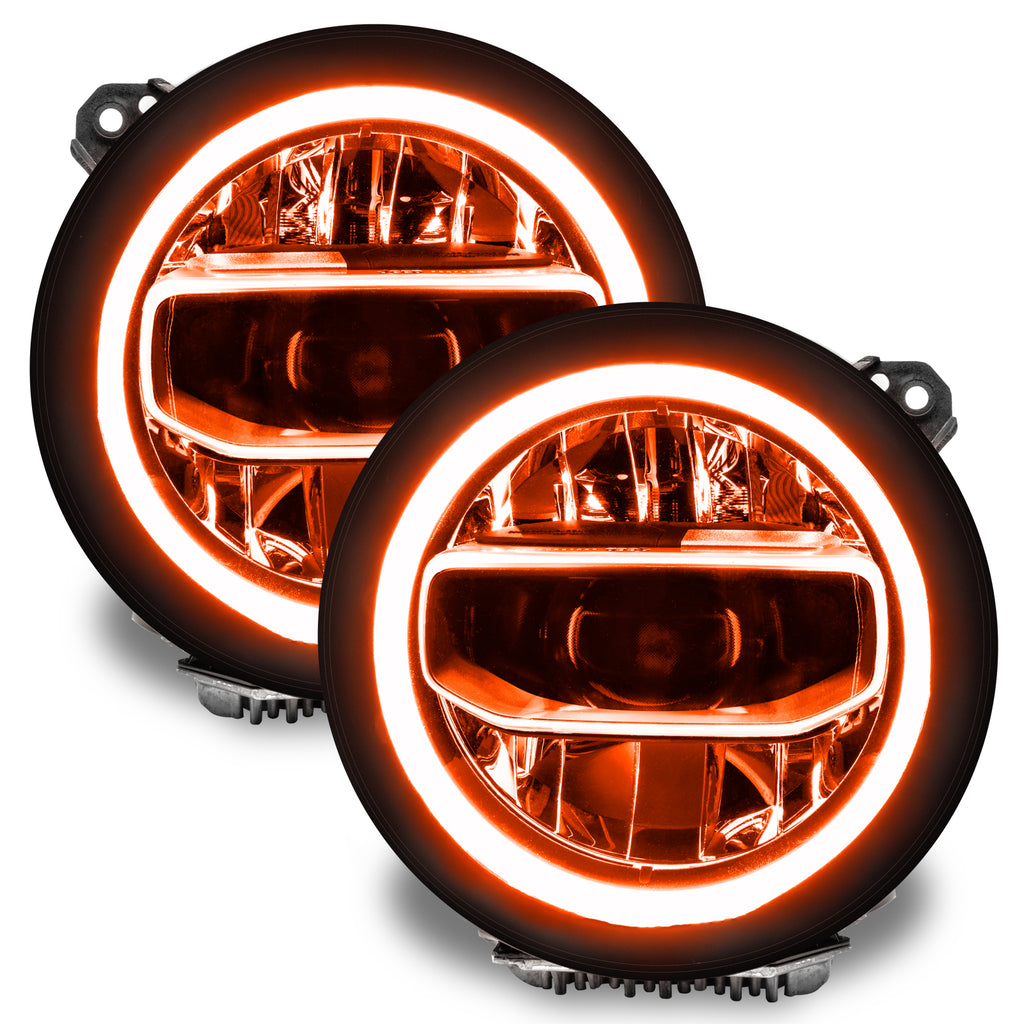 Oracle-Jeep-Wrangler-JlGladiator-Jt-RgbW-Headlight-Drl-Upgrade-Kit---Colorshift-WO-Controller