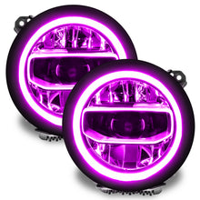 Load image into Gallery viewer, Oracle-Jeep-Wrangler-JlGladiator-Jt-RgbW-Headlight-Drl-Upgrade-Kit---Colorshift