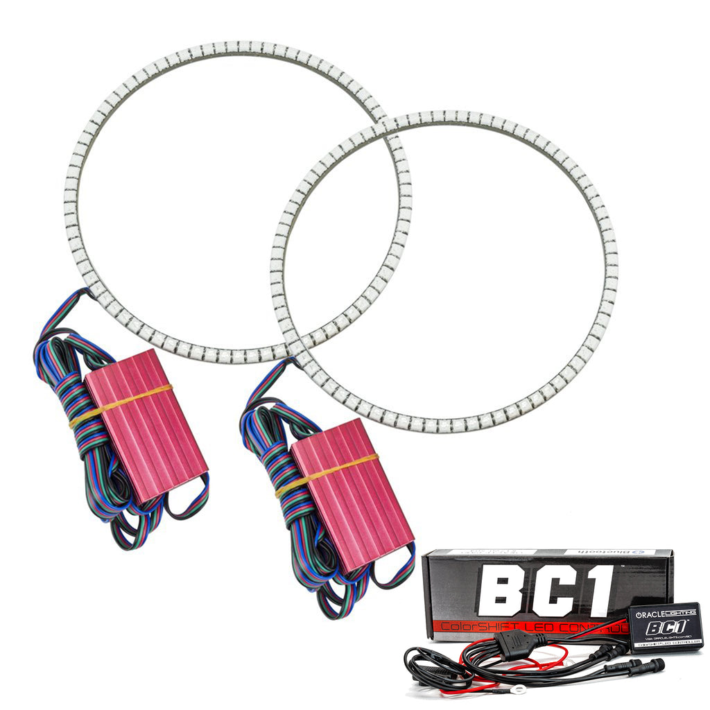 Oracle-Jeep-Wrangler-JlJt-Led-Surface-Mount-Headlight-Halo-Kit---Colorshift-W-Bc1-Controller