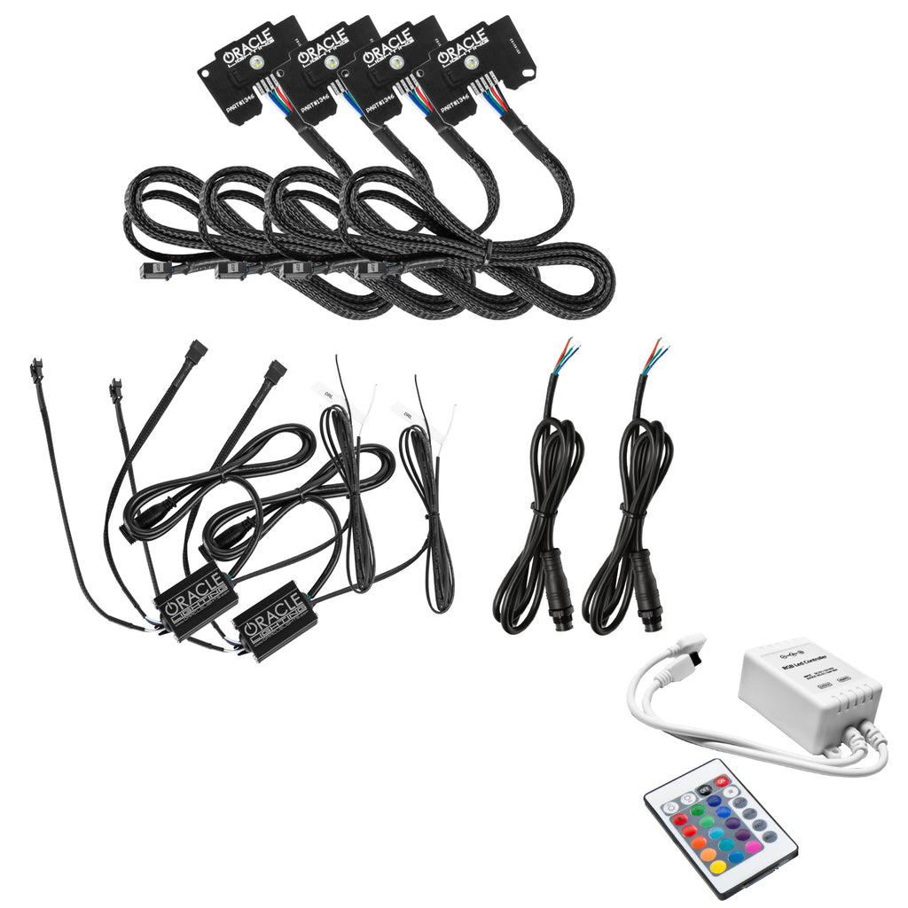 Oracle-Jeep-Wrangler-JlJt-RgbW-Headlight-Drl-Upgrade-Kit---Colorshift-W-Simple-Controller