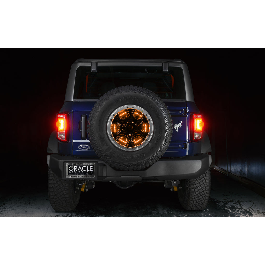 Oracle-Led-Illuminated-Wheel-Ring-3Rd-Brake-Light---Colorshift-WO-Controller