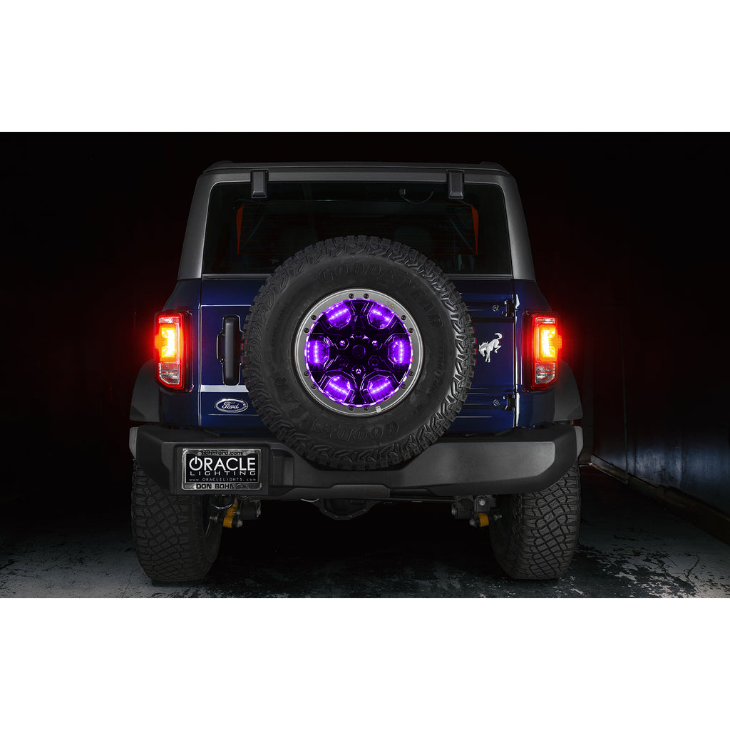 Oracle-Led-Illuminated-Wheel-Ring-3Rd-Brake-Light---Colorshift-WO-Controller