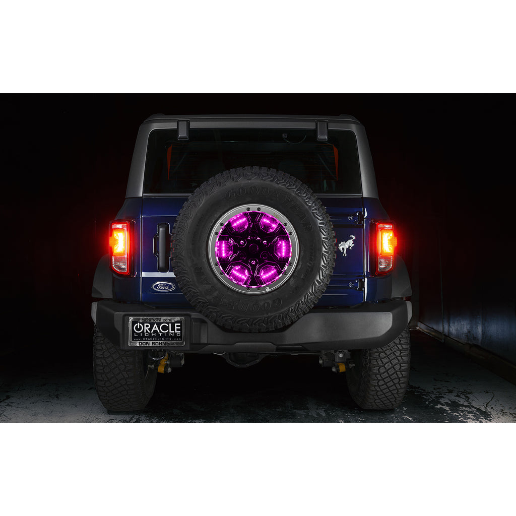 Oracle-Led-Illuminated-Wheel-Ring-3Rd-Brake-Light---Colorshift-WO-Controller