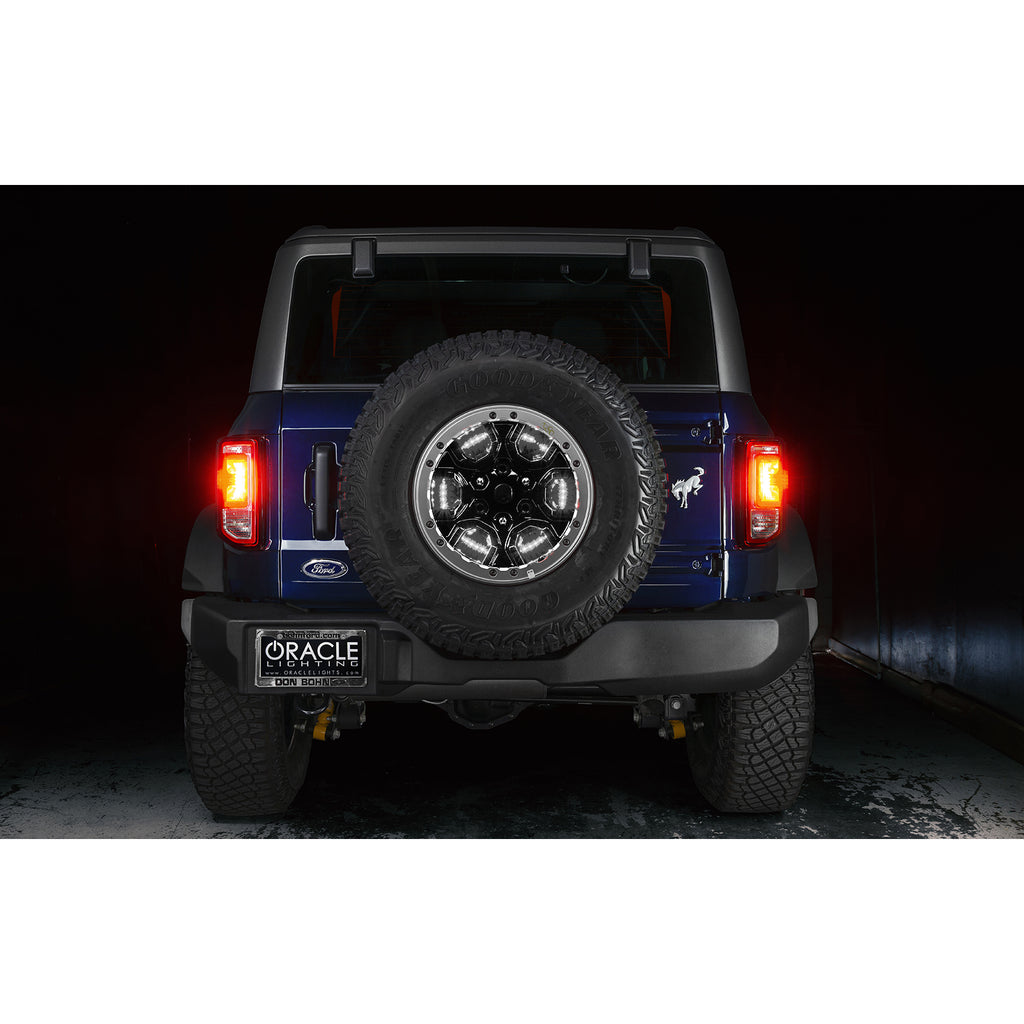 Oracle-Led-Illuminated-Wheel-Ring-3Rd-Brake-Light---Colorshift-WO-Controller