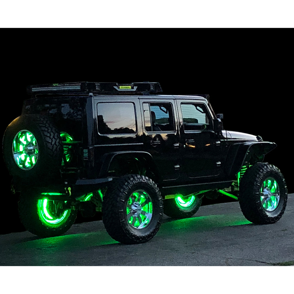 Oracle-Led-Illuminated-Wheel-Ring-3Rd-Brake-Light---Colorshift-WO-Controller