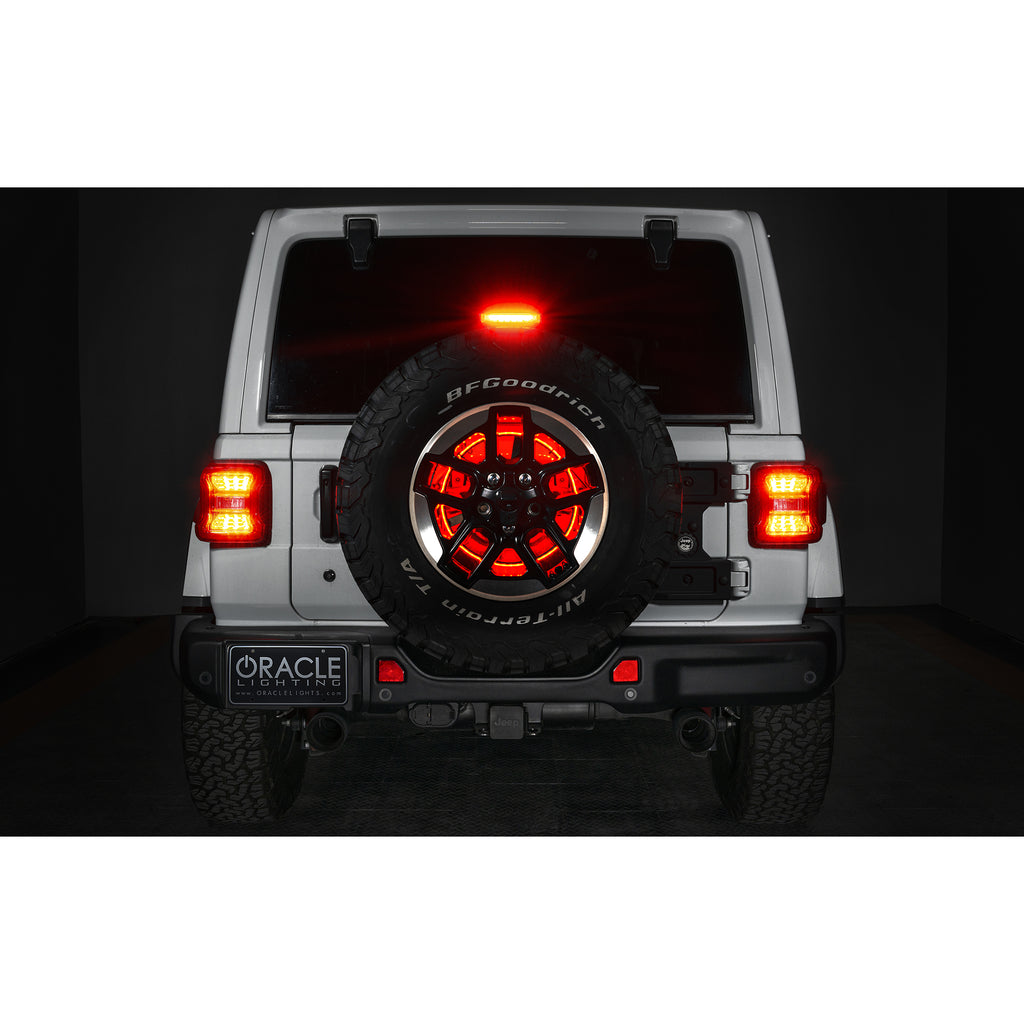 Oracle-Led-Illuminated-Wheel-Ring-3Rd-Brake-Light---Colorshift-WO-Controller