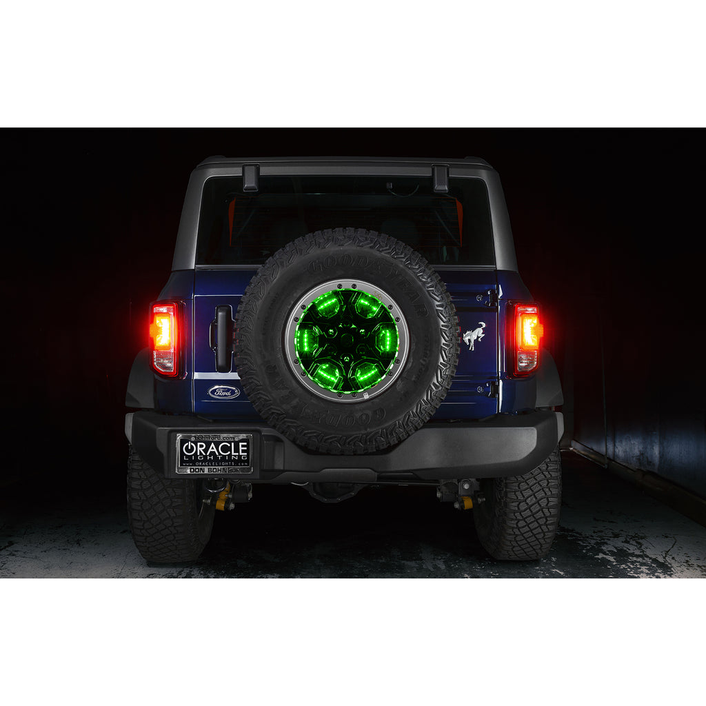 Oracle-Led-Illuminated-Wheel-Ring-3Rd-Brake-Light---Colorshift-WO-Controller
