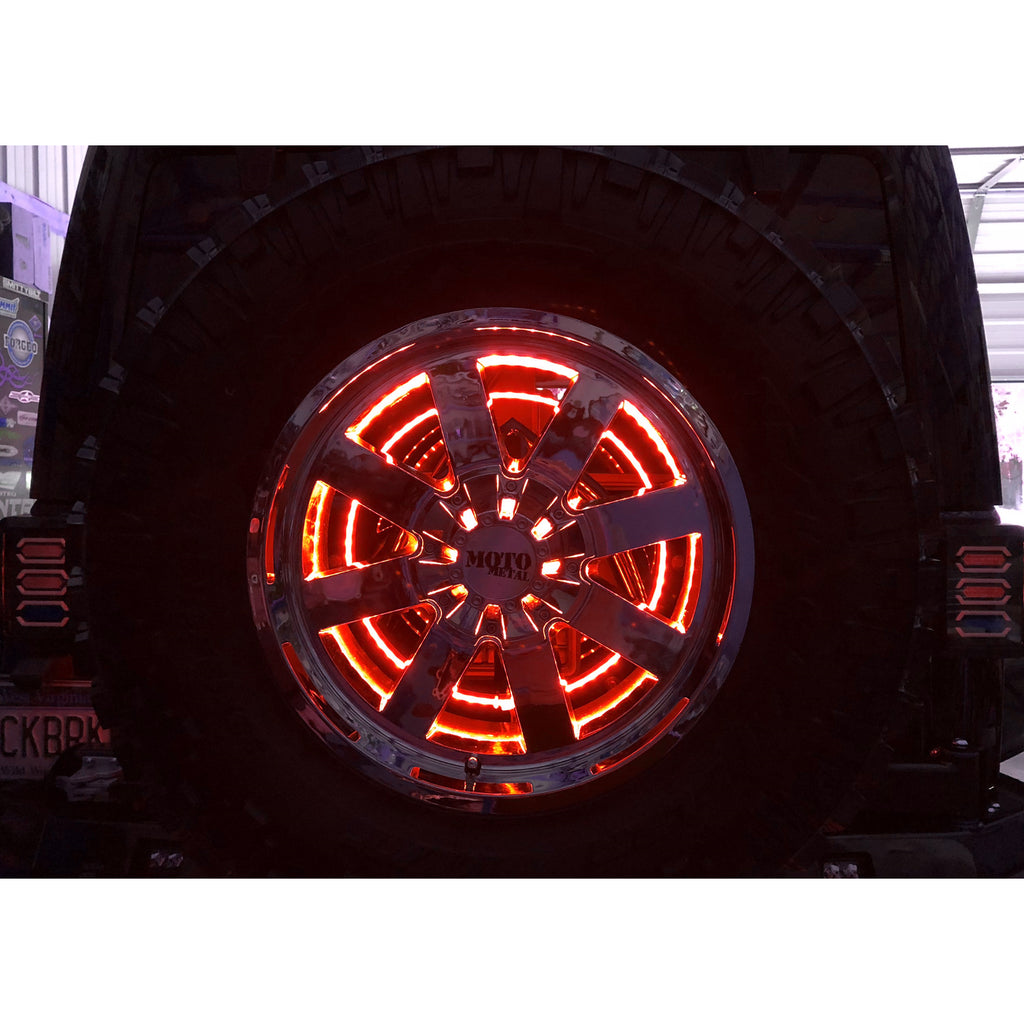 Oracle-Led-Illuminated-Wheel-Ring-3Rd-Brake-Light---Colorshift-WO-Controller