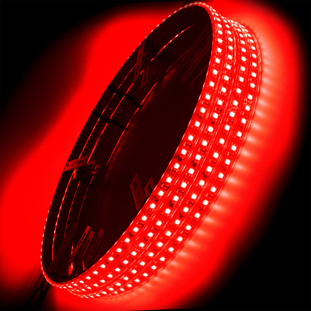 Oracle-Led-Illuminated-Wheel-Rings---Double-Led---Red